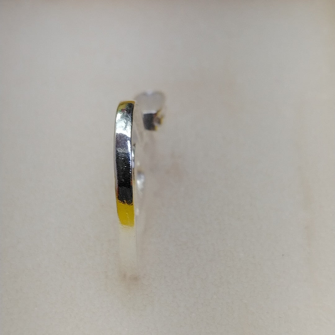 DIJE CORAZON C/CIRCONIAS PLATA .925 2.7 GR (NUEVO)
