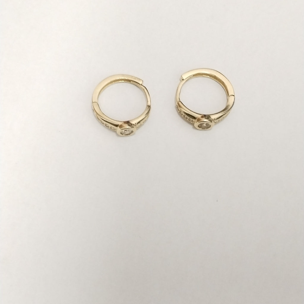 ARRACADAS PAR ORO 14 K 2.3 GRMS (SEMINUEVO)