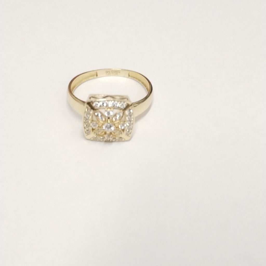 ANILLITO, ARRACADAS PAR ORO 14 K 2.1 GRMS (SEMINUEVO)