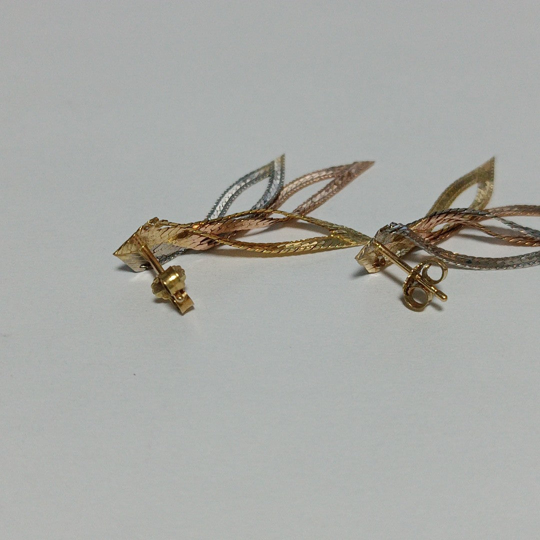 BROQUELES PAR ORO 14 K 2.5 GRMS (SEMINUEVO)
