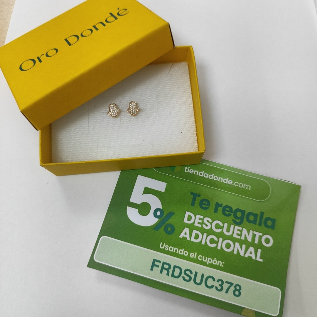 BROQUELES ORO 14K 1.3 (NUEVO)