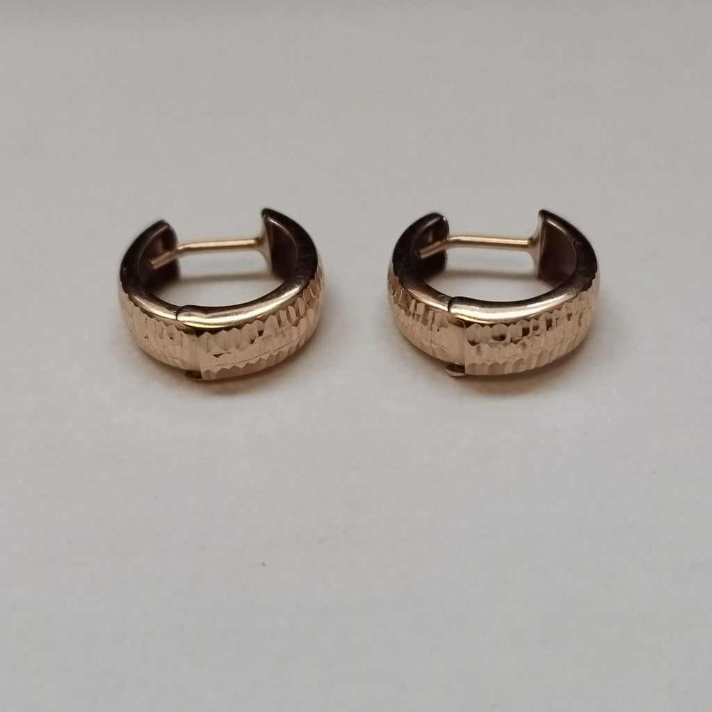 ARRACADAS PAR ORO 14 K 1.2 GRMS (SEMINUEVO)