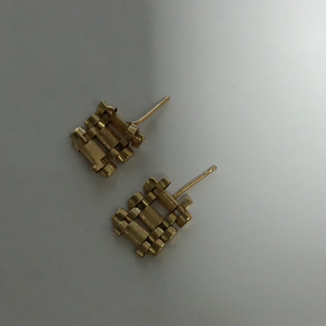 BROQUELES PAR ORO 14 K 2 GRMS (SEMINUEVO)