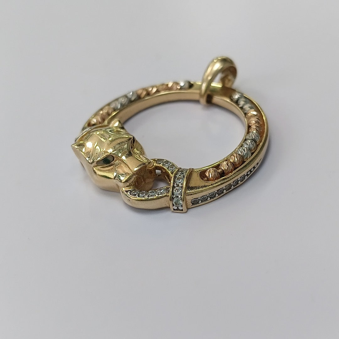 DIJE ORO, ORO COMBINADO 14 K 6.5 GRMS (SEMINUEVO)