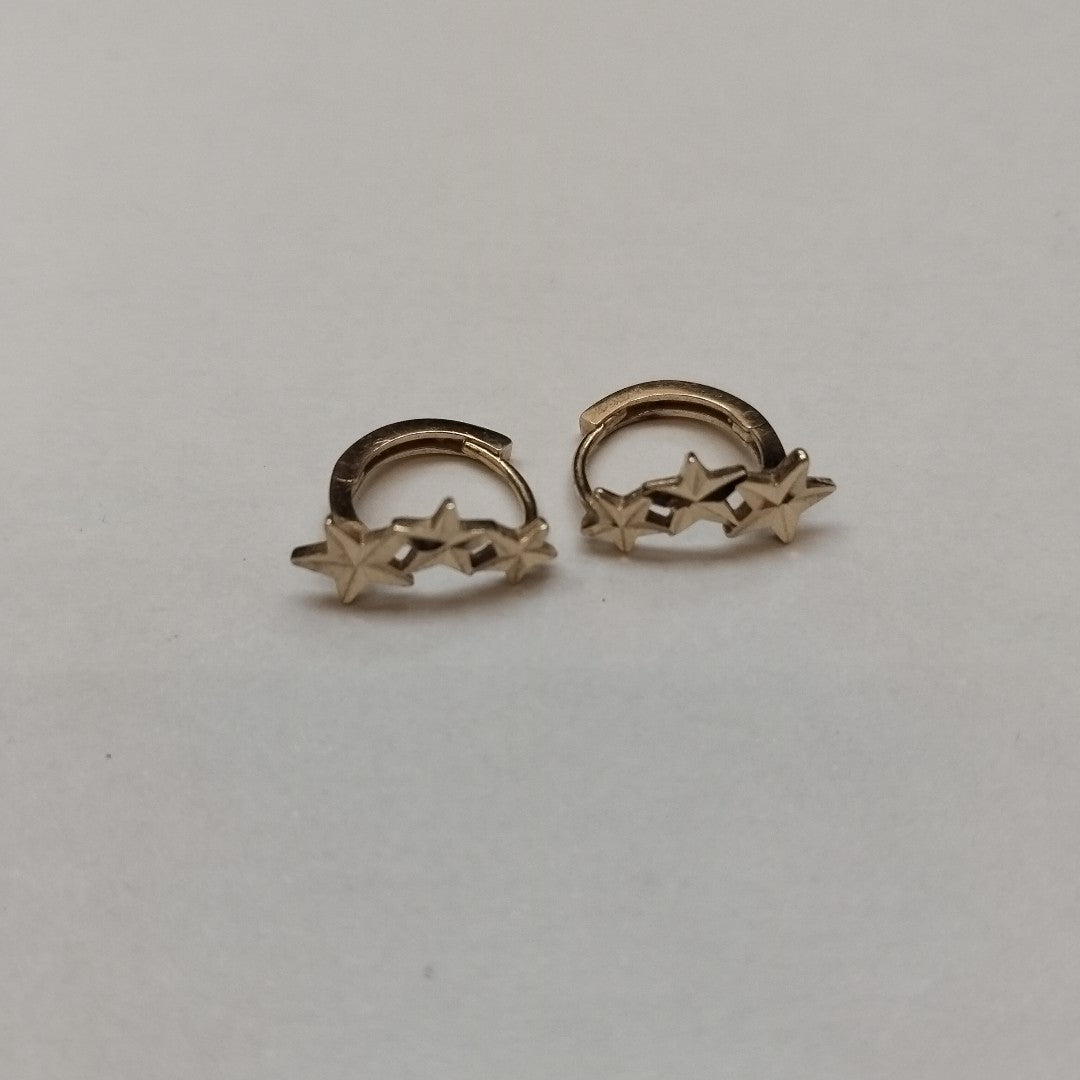 ARRACADAS PAR ORO 14 K 1.4 GRMS (SEMINUEVO)