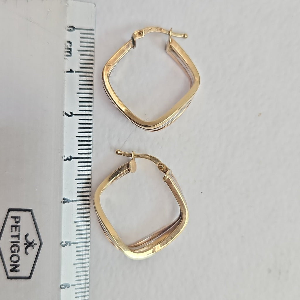 ARRACADAS PAR ORO 10 K 2.7 GRMS (SEMINUEVO)
