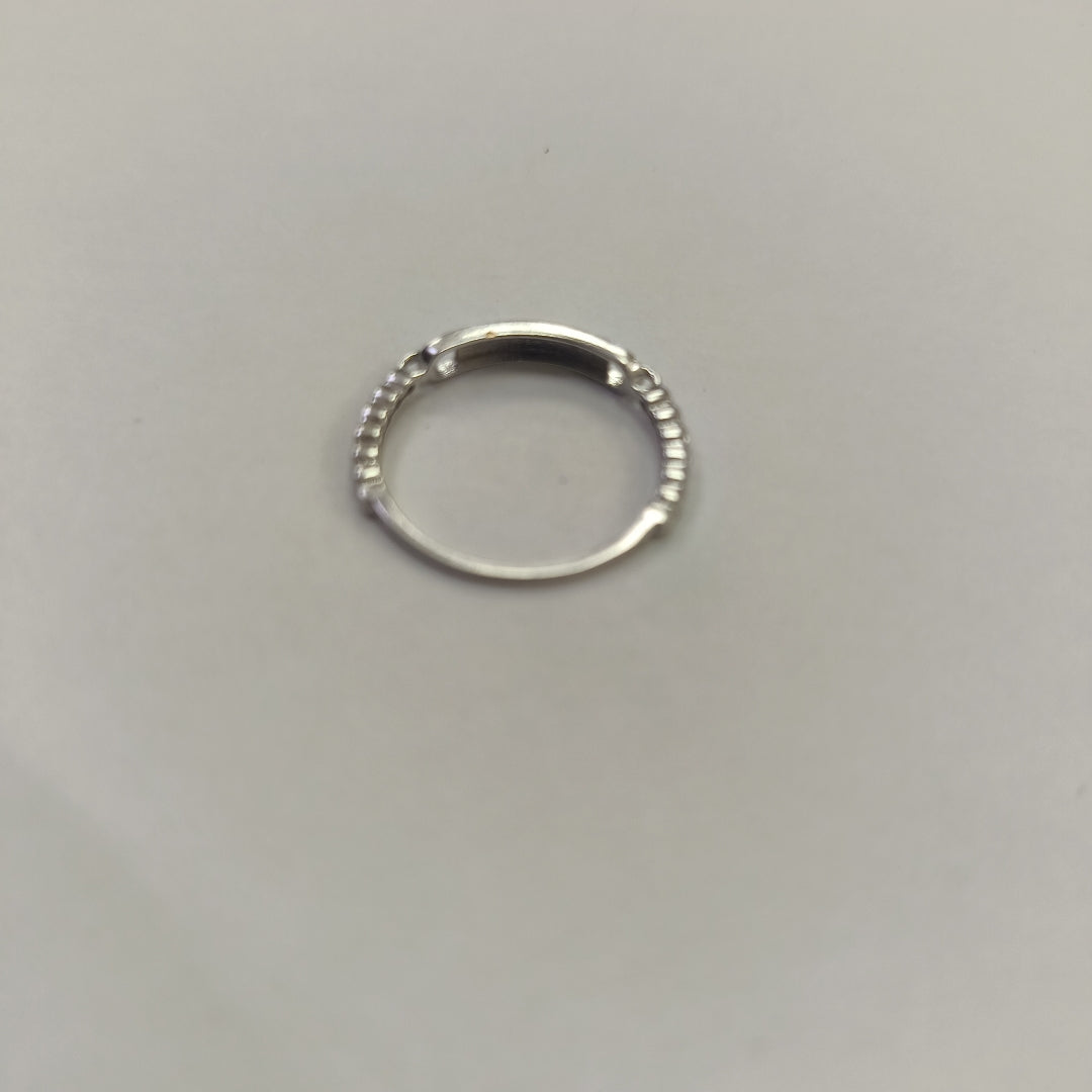 ANILLITO ORO BLANCO 14 K 1 GRMS (SEMINUEVO)