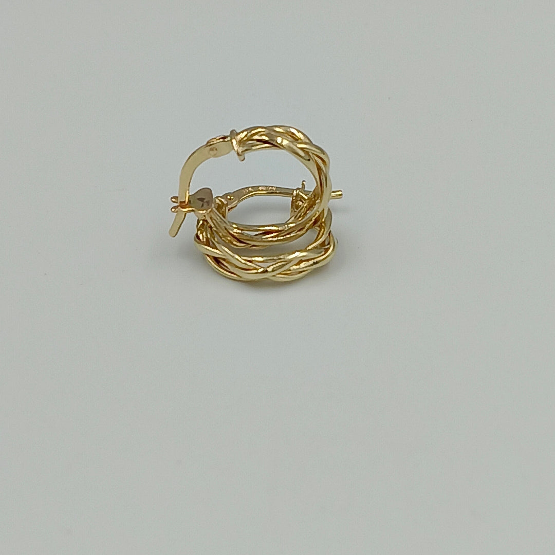 ARRACADAS ORO 14K 1.4 (NUEVO)