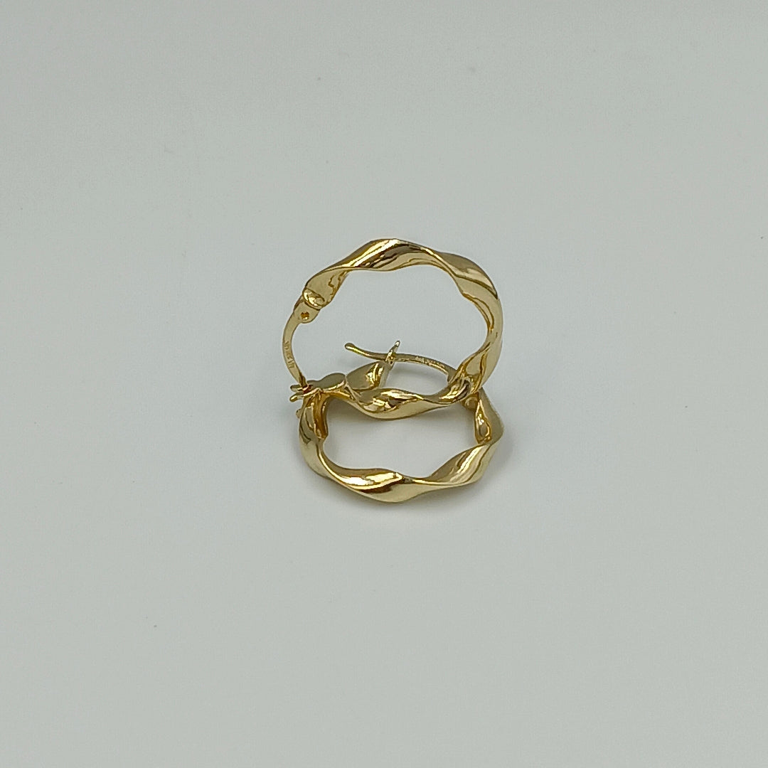 ARRACADAS ORO 14K 1.5 (NUEVO)