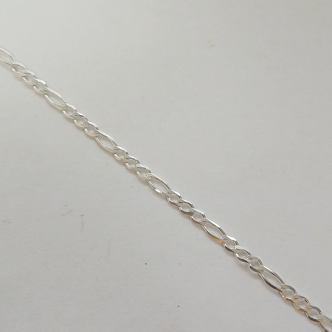 PULSERA TEJIDO 3X1 PLATA .925 21 CM 3.2 GR (NUEVO)