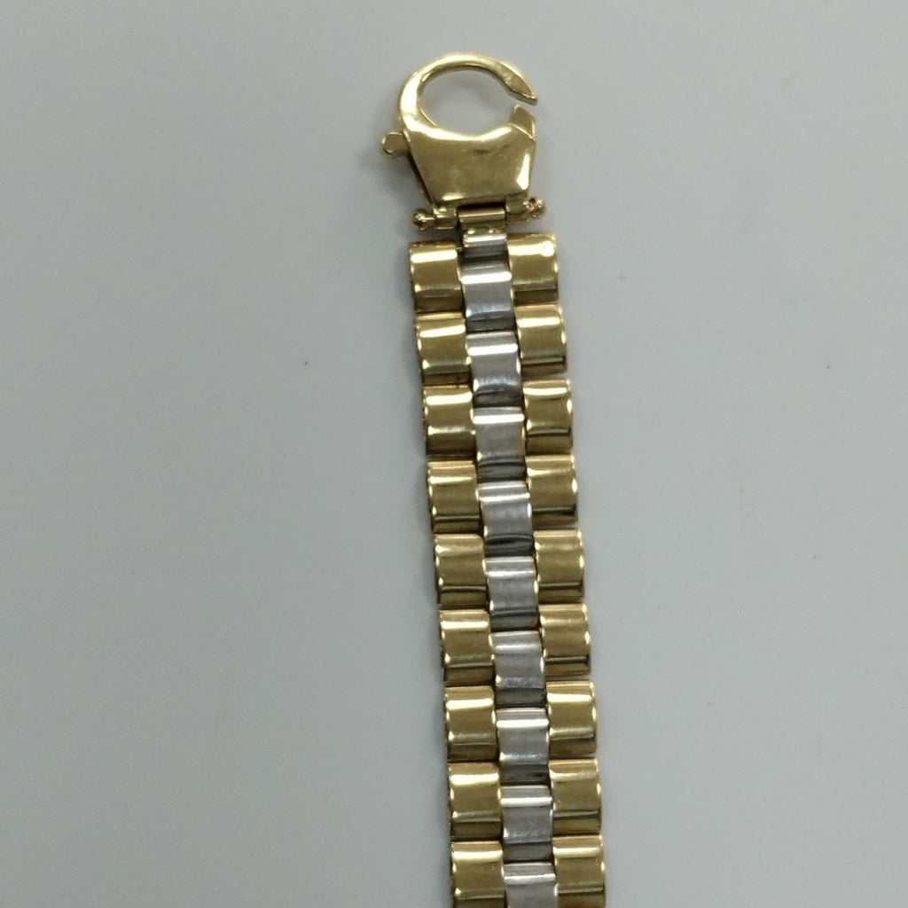 PULSERA ORO,ORO BLANCO 14 K 23,00 GRMS (SEMINUEVO)