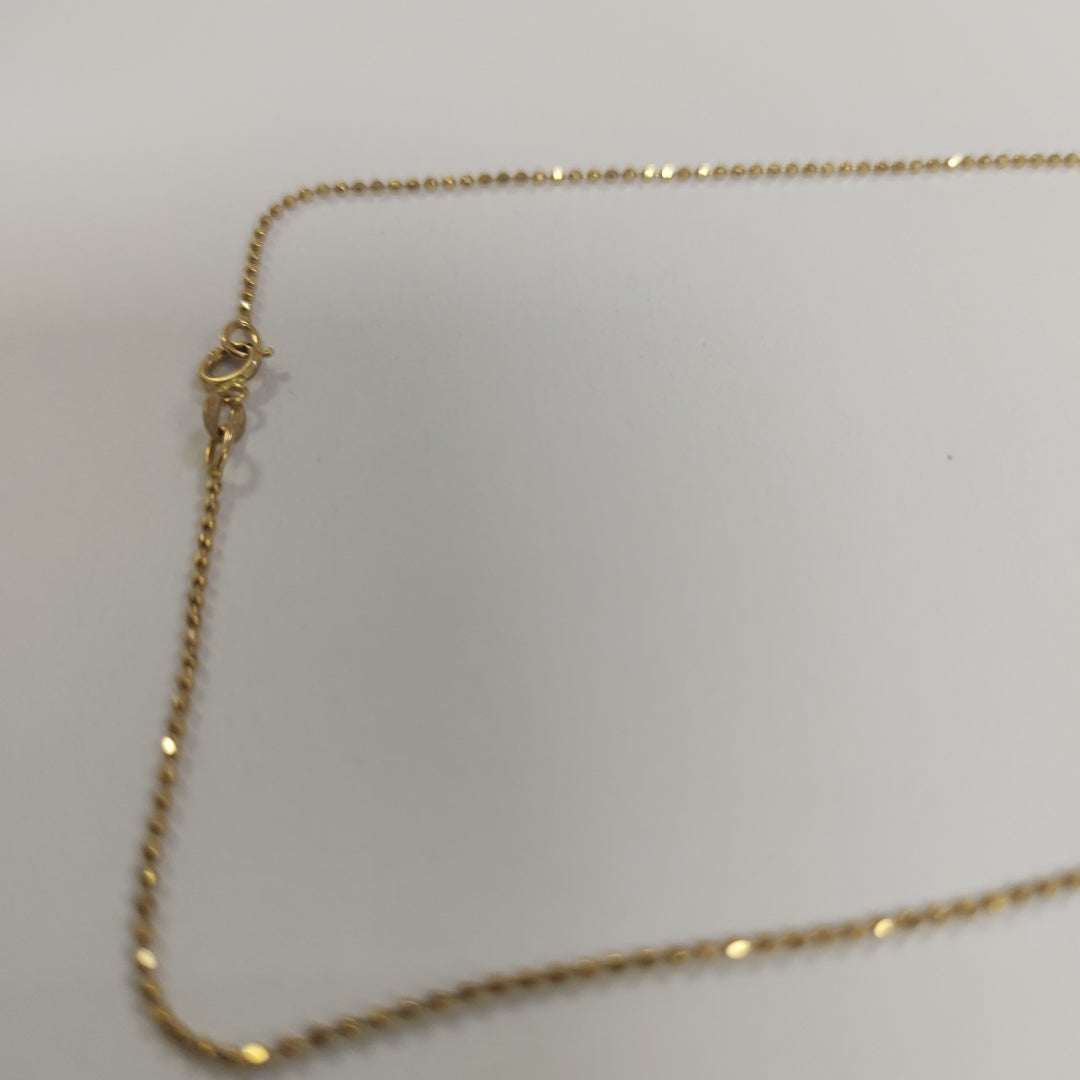 CADENA ORO 14 K 1,30 GRMS (SEMINUEVO)