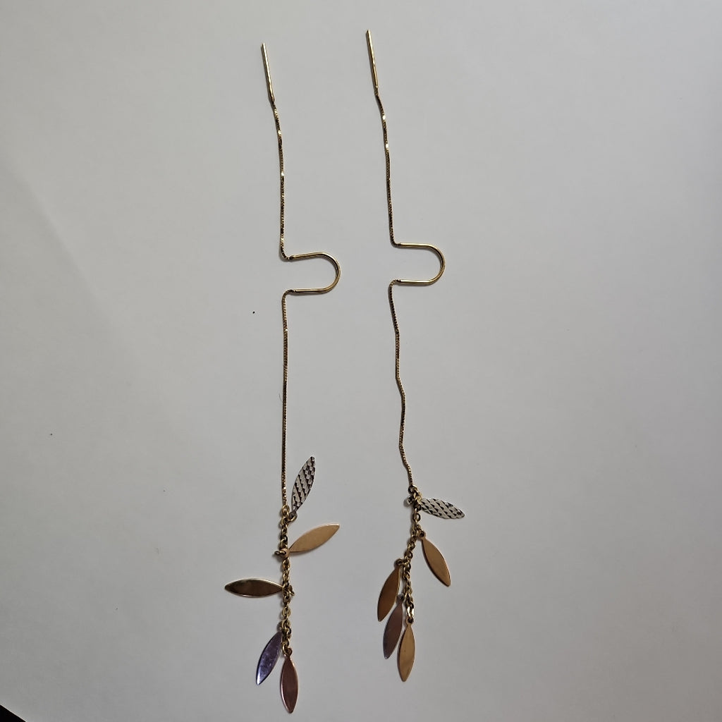 VIOLADORES PAR ORO 14 K 2.8 GRMS (SEMINUEVO)