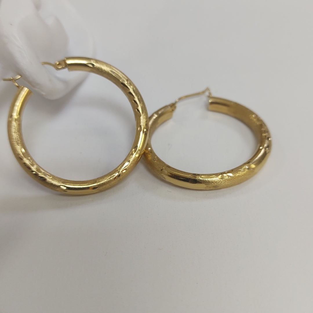 ARRACADAS PAR ORO 10 K 3,90 GRMS (SEMINUEVO)