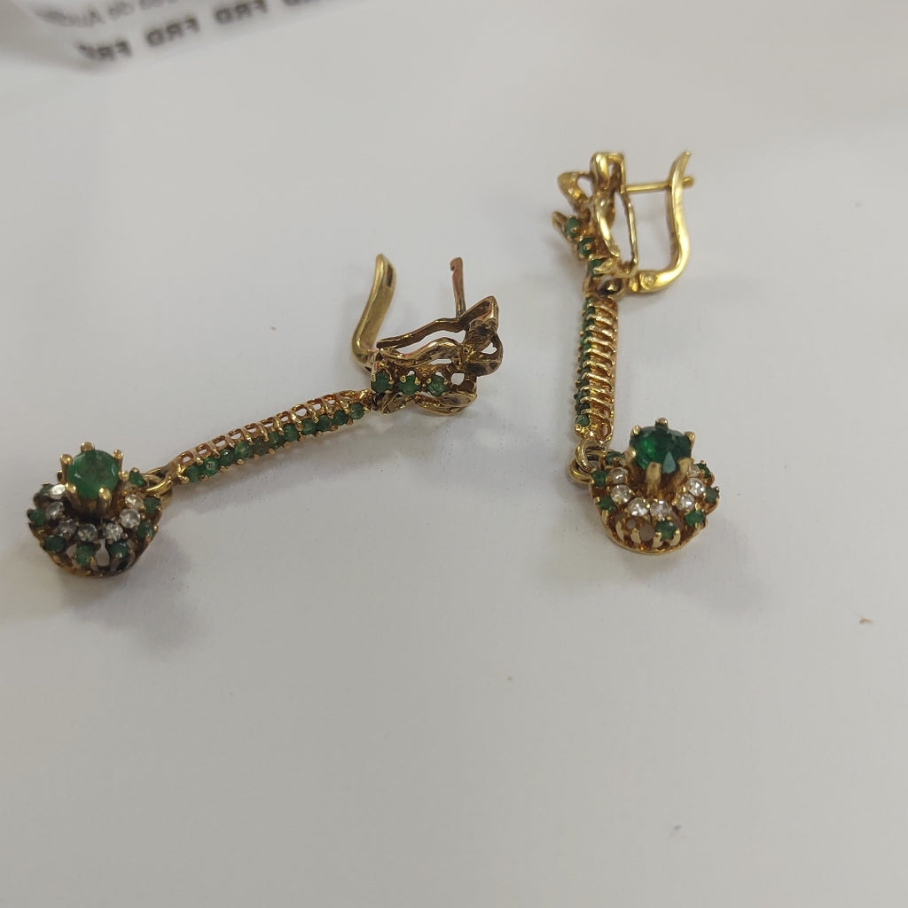 ARETES PAR ORO 14 K 7,80 GRMS (SEMINUEVO)