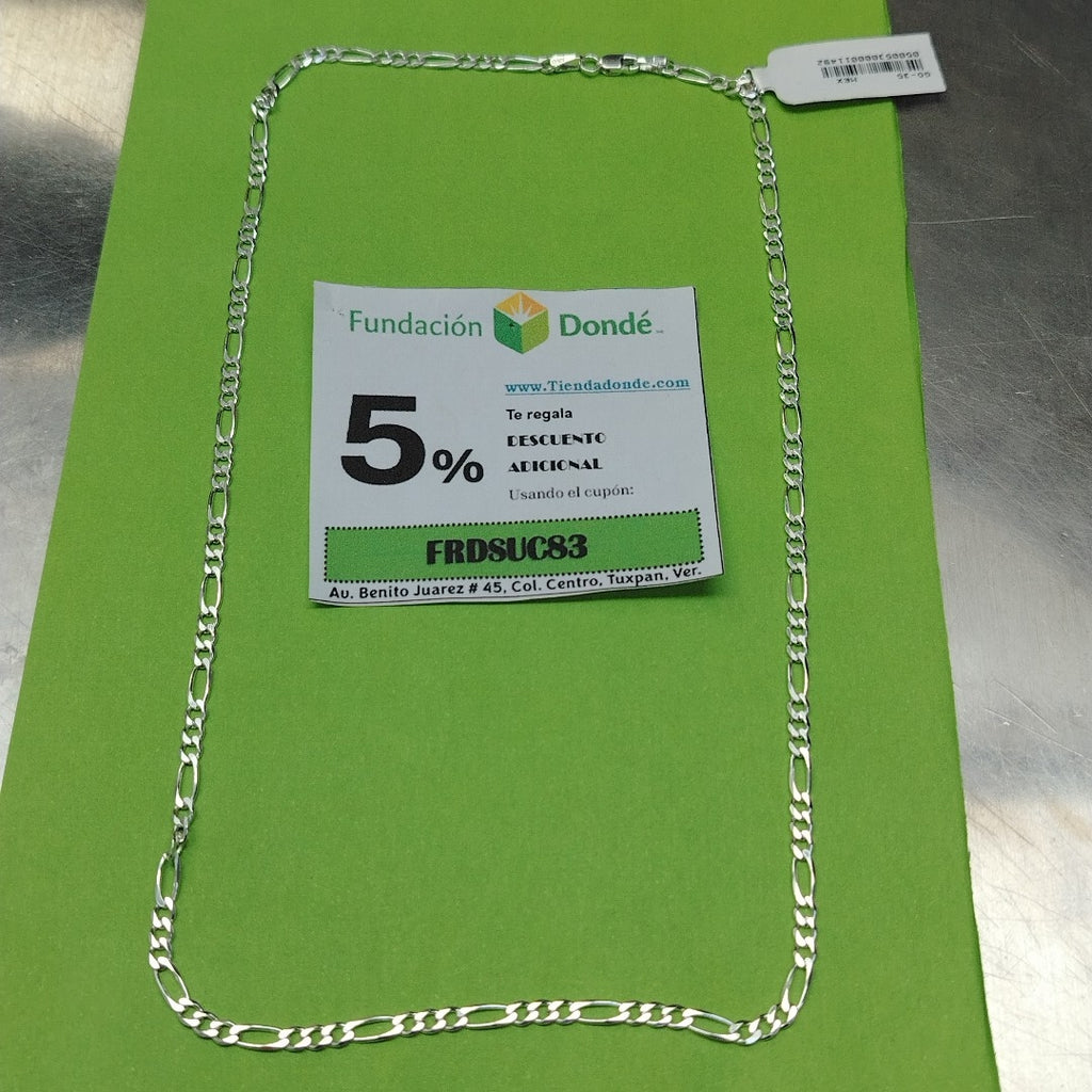 CADENA 3X1 PLATA .925 50 CM 6.82 GR (NUEVO)