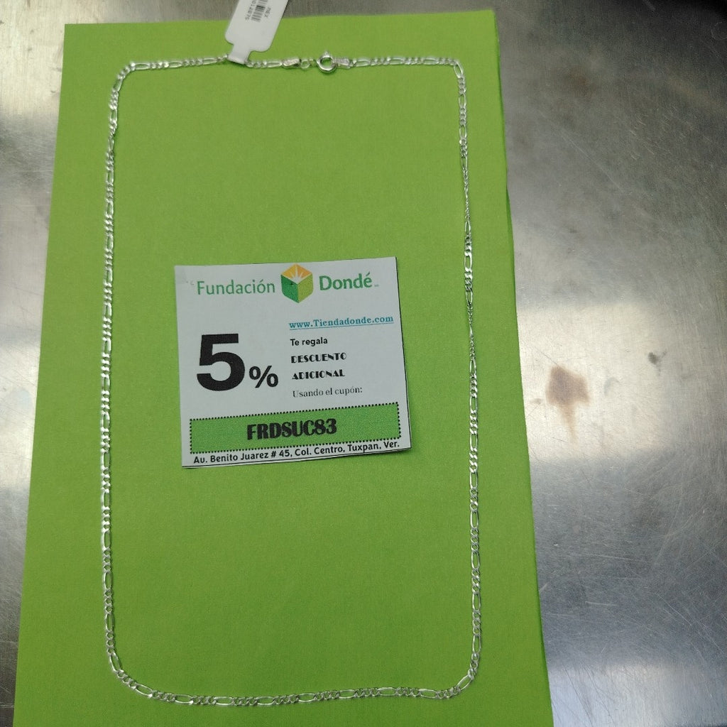 CADENA 3X1 PLATA .925 55 CM 4.82 GR (NUEVO)