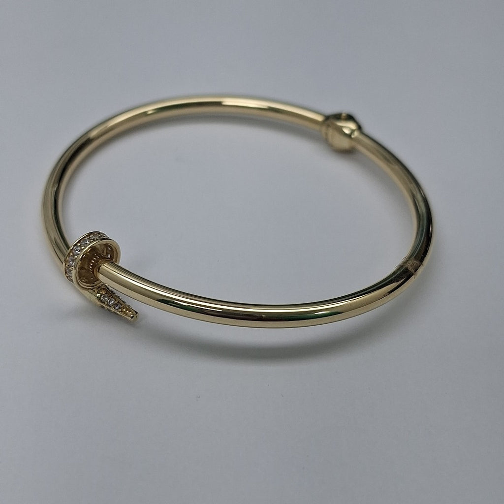 PULSERA CLAVO ORO 10K 5.8 (NUEVO)