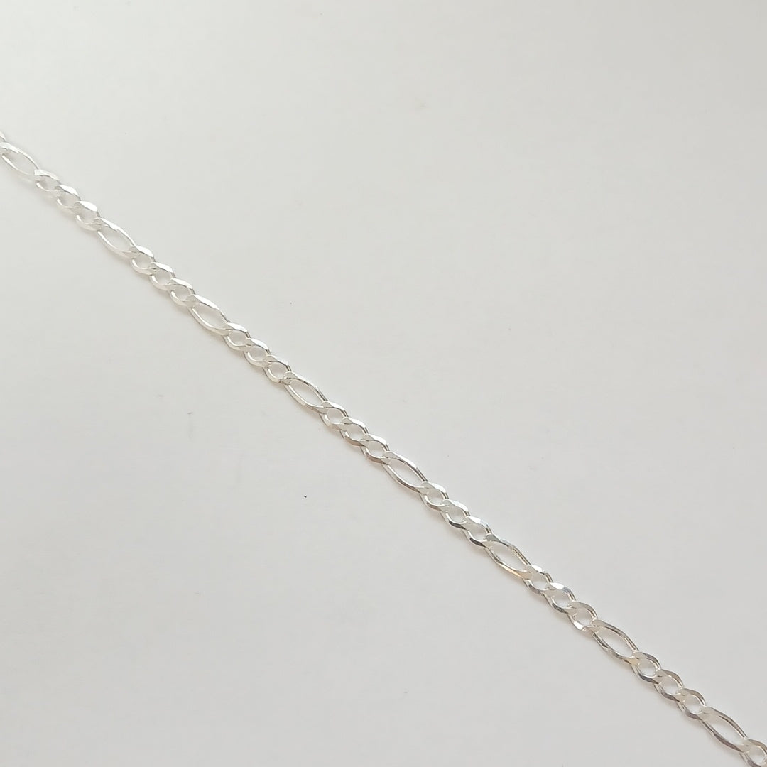 PULSERA TEJIDO 3X1 PLATA .925 21 CM 3.3 GR (NUEVO)