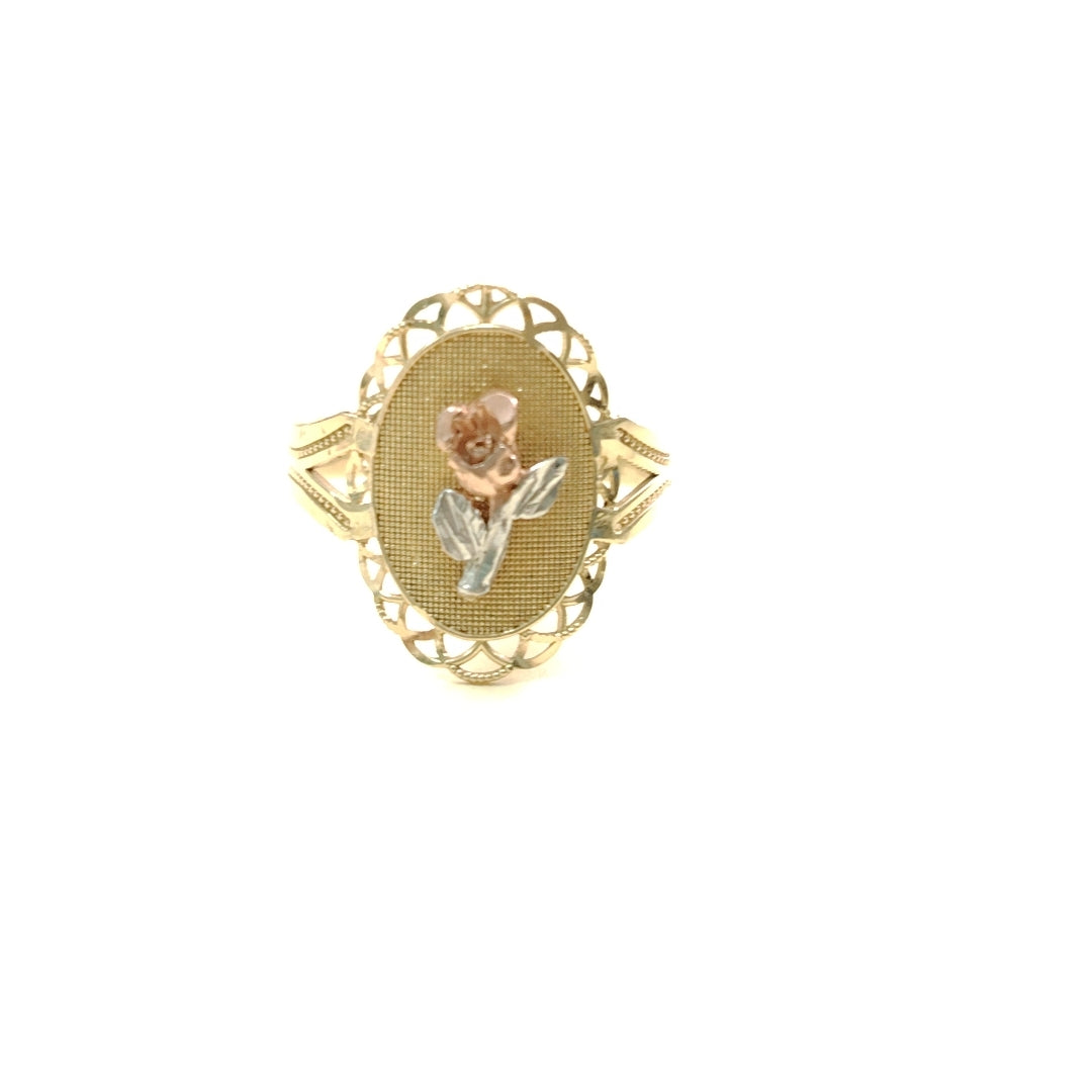 ANILLITO ORO COMBINADO 10 K 2 GRMS (SEMINUEVO)