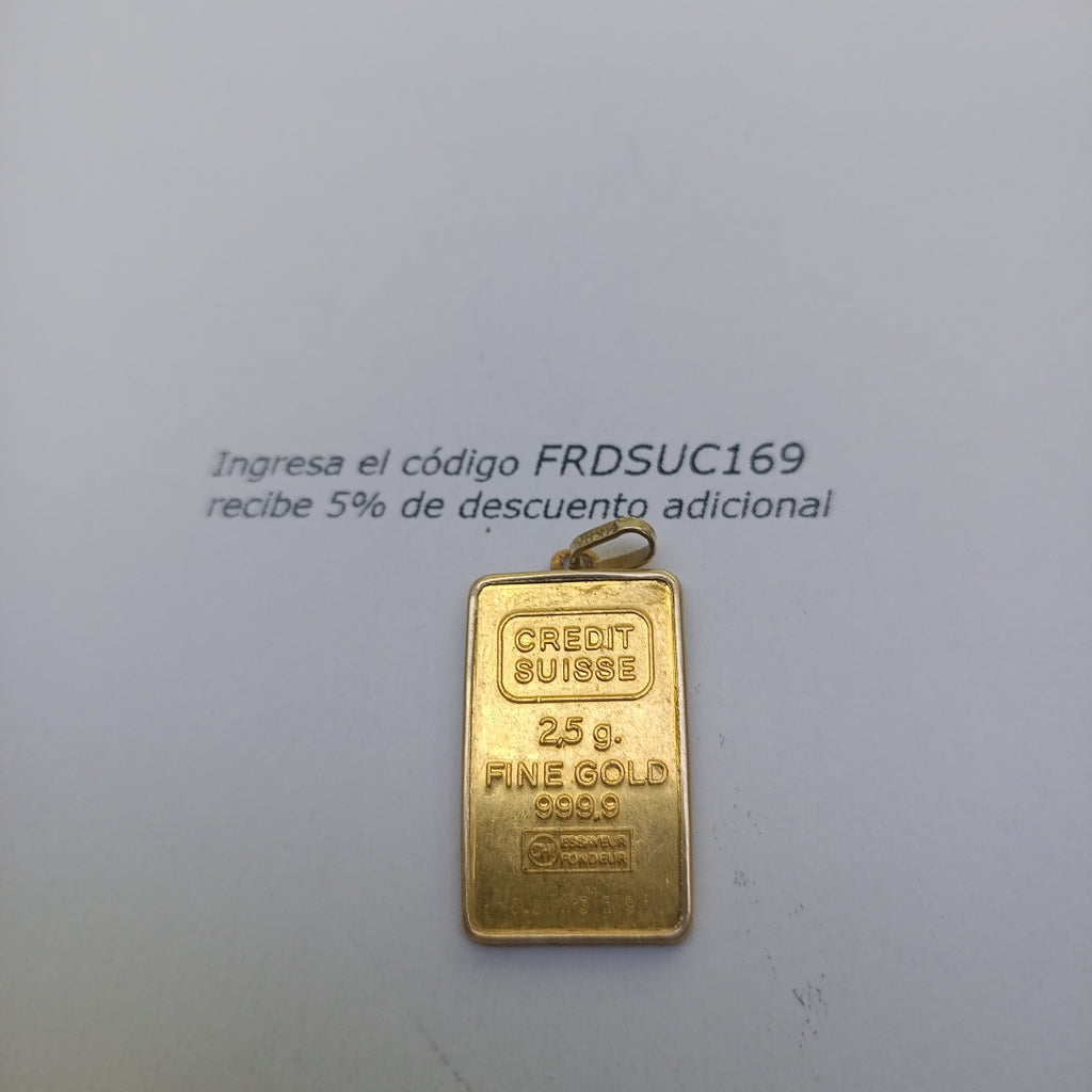 DIJE ORO 14 K 2,50 GRMS (SEMINUEVO)