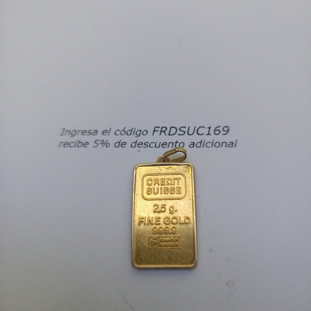 DIJE ORO 14 K 2,50 GRMS (SEMINUEVO)