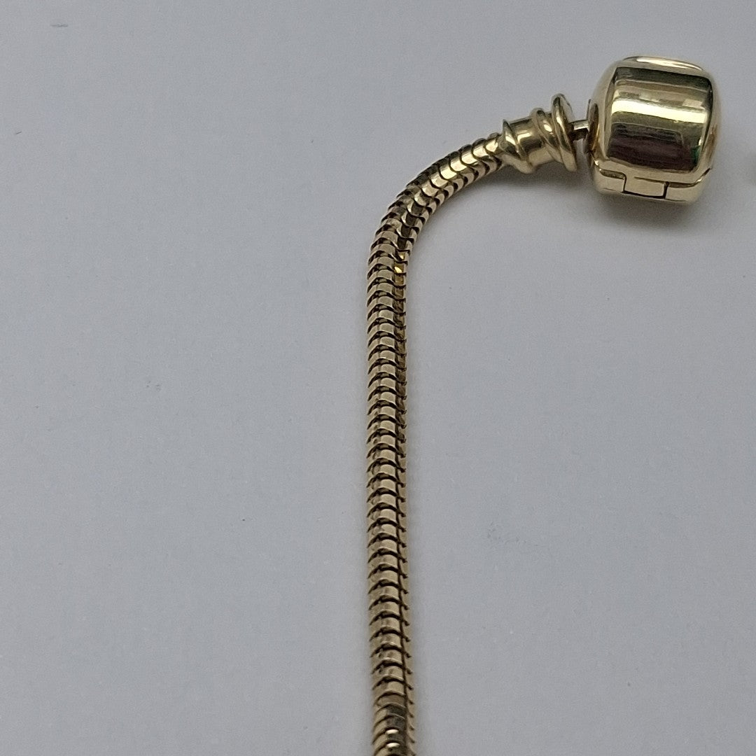 PULSERA CHARM ORO 14K 16.9 (NUEVO)