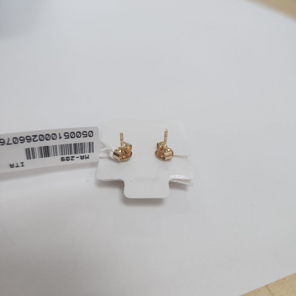 BROQUELES ORO 14K 1.6 (NUEVO)