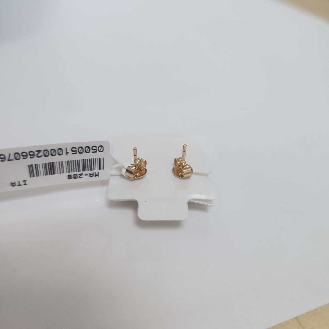 BROQUELES ORO 14K 1.6 (NUEVO)