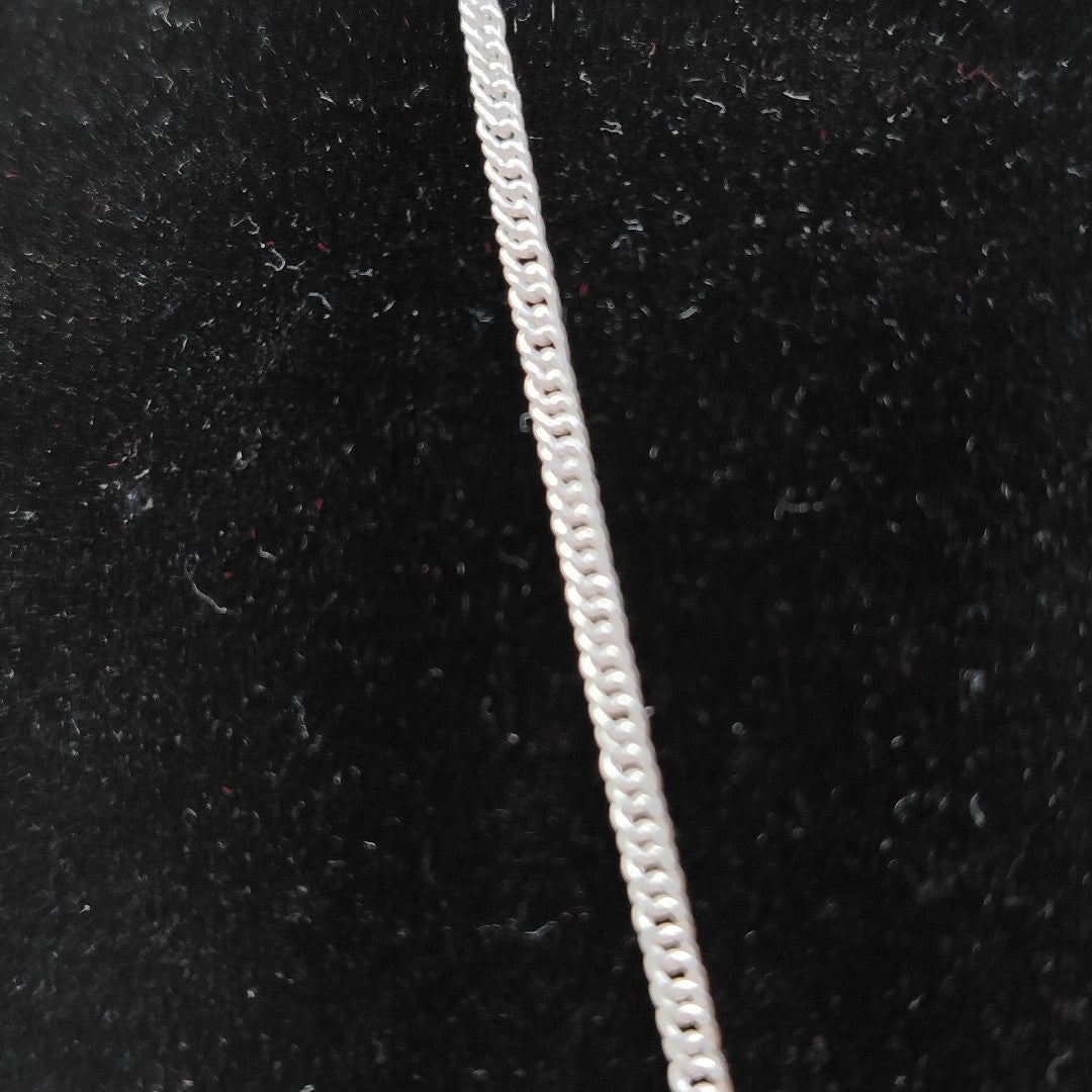 CADENA BARBADA PLATA .925 50 CM 4.12 GR (NUEVO)