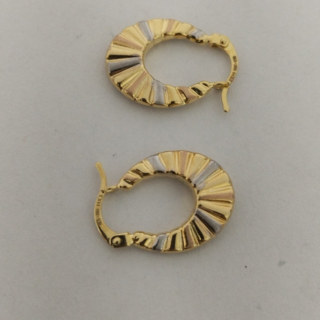 ARRACADAS ORO 14K 1.5 (NUEVO)