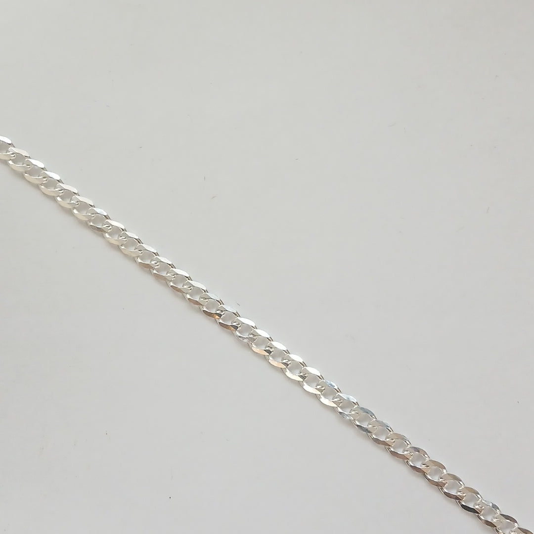 PULSERA BARBADA PLATA .925 21 CM 4.23 GR (NUEVO)
