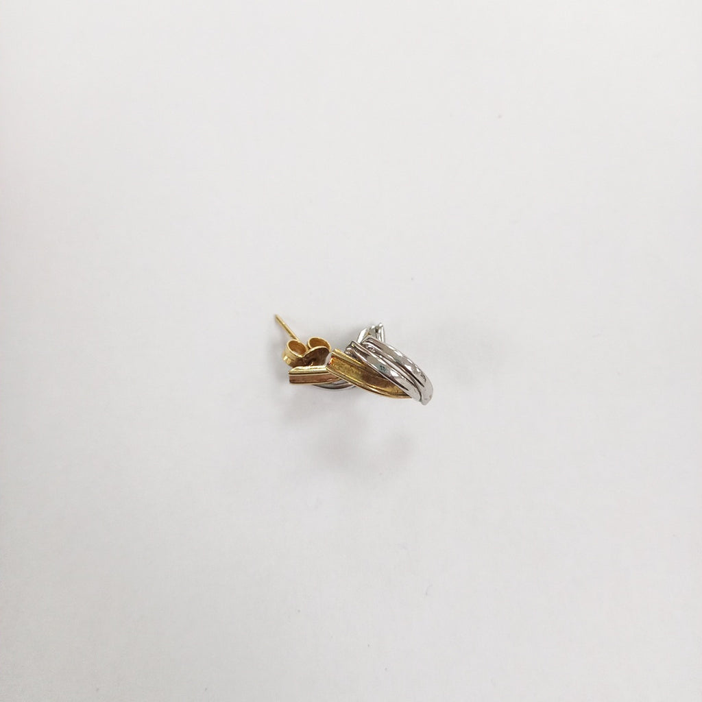 BROQUELES PAR ORO COMBINADO 14 K 0.9 GRMS (SEMINUEVO)