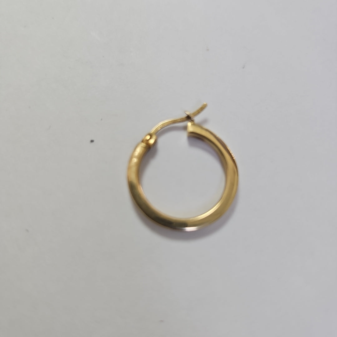 ARRACADAS PAR ORO 14 K 1.5 GRMS (SEMINUEVO)