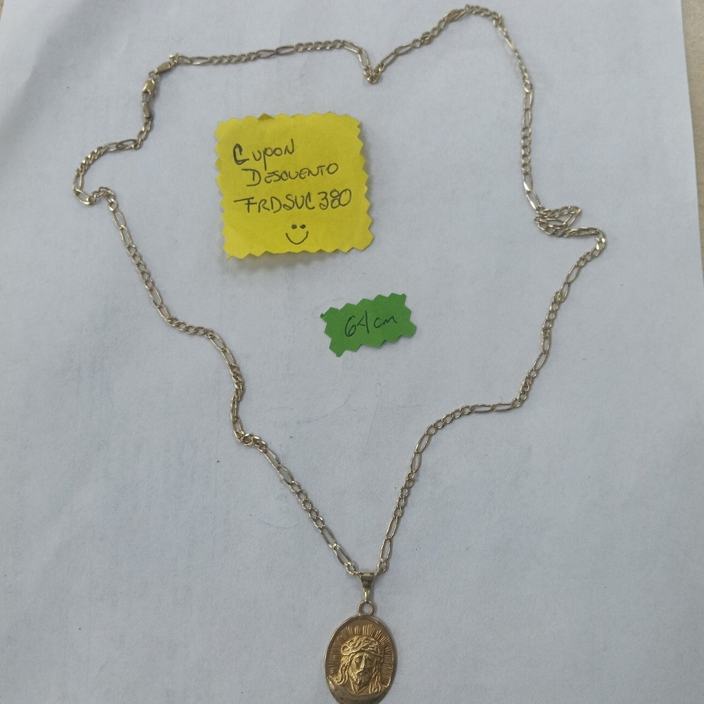 CADENA, DIJE ORO 10 K 10 GRMS (SEMINUEVO)