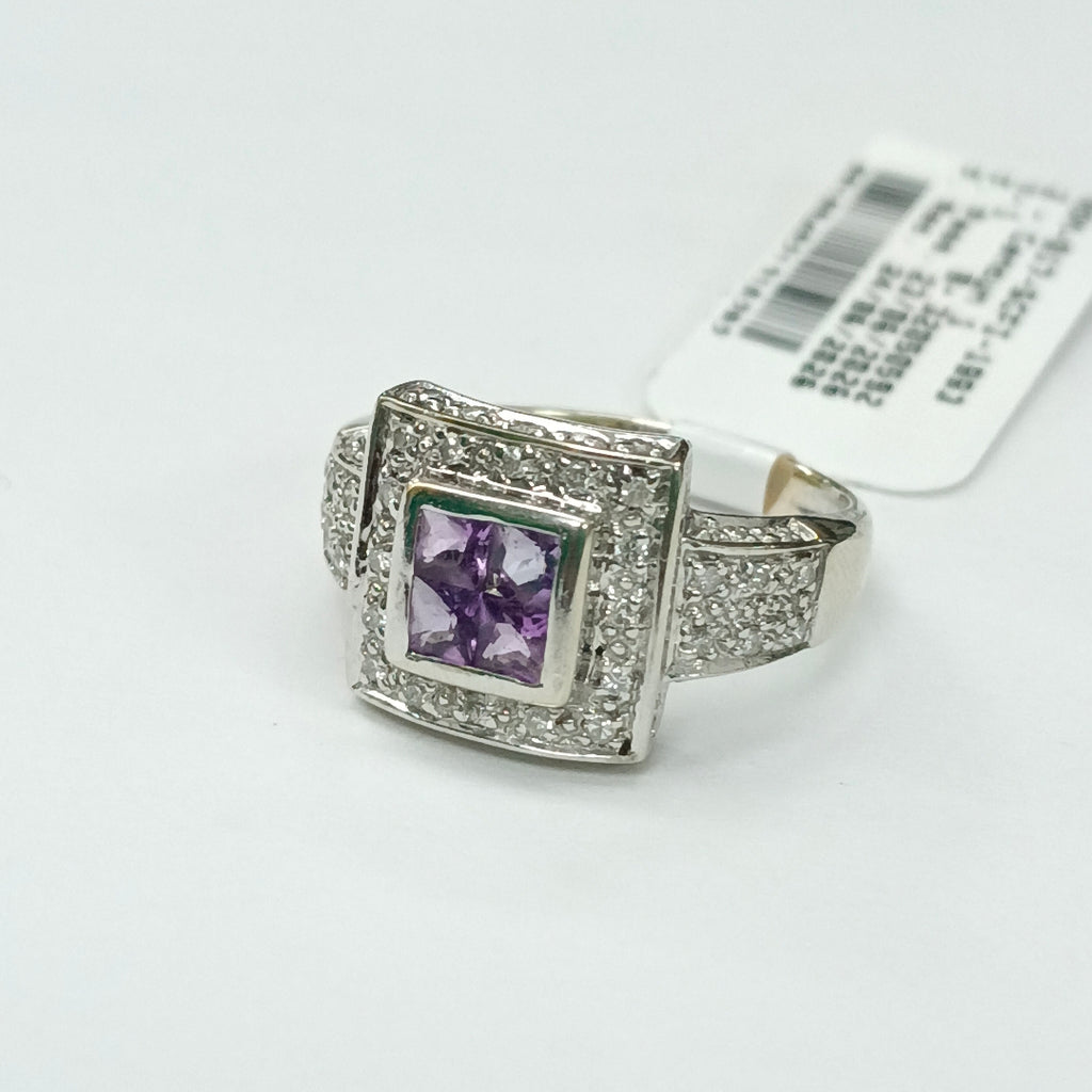 ANILLITO ORO BLANCO 14 K 5.4 GRMS (SEMINUEVO)