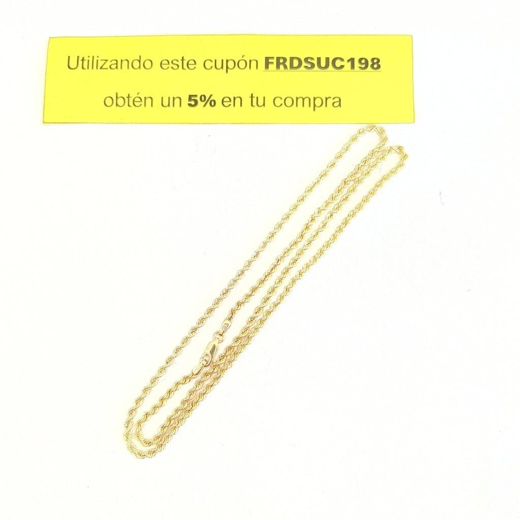CADENA ORO 10 K 4.3 GRMS (SEMINUEVO)