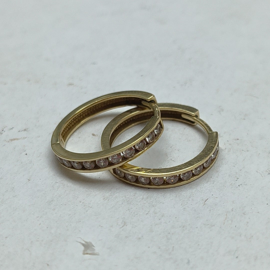 ARRACADAS PAR ORO 10 K 2.5 GRMS (SEMINUEVO)