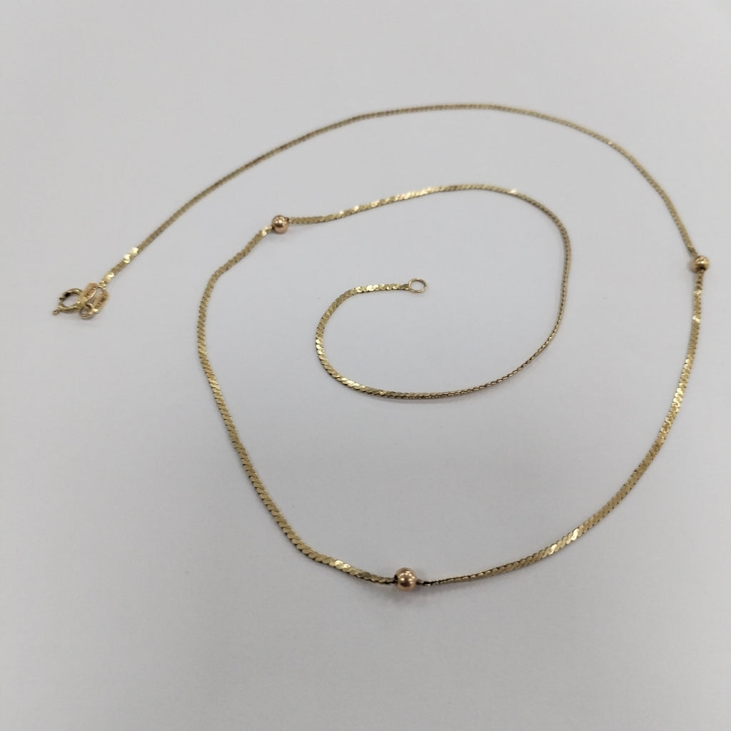 GARGANTILLA ORO 14 K 3,00 GRMS (SEMINUEVO)