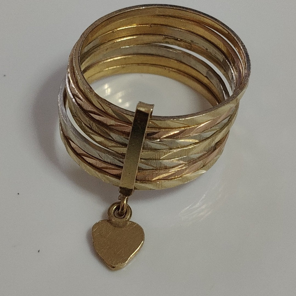 ANILLITO ORO,ORO COMBINADO 10 K 5,40 GRMS (SEMINUEVO)