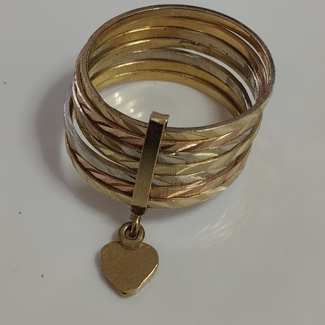 ANILLITO ORO,ORO COMBINADO 10 K 5,40 GRMS (SEMINUEVO)