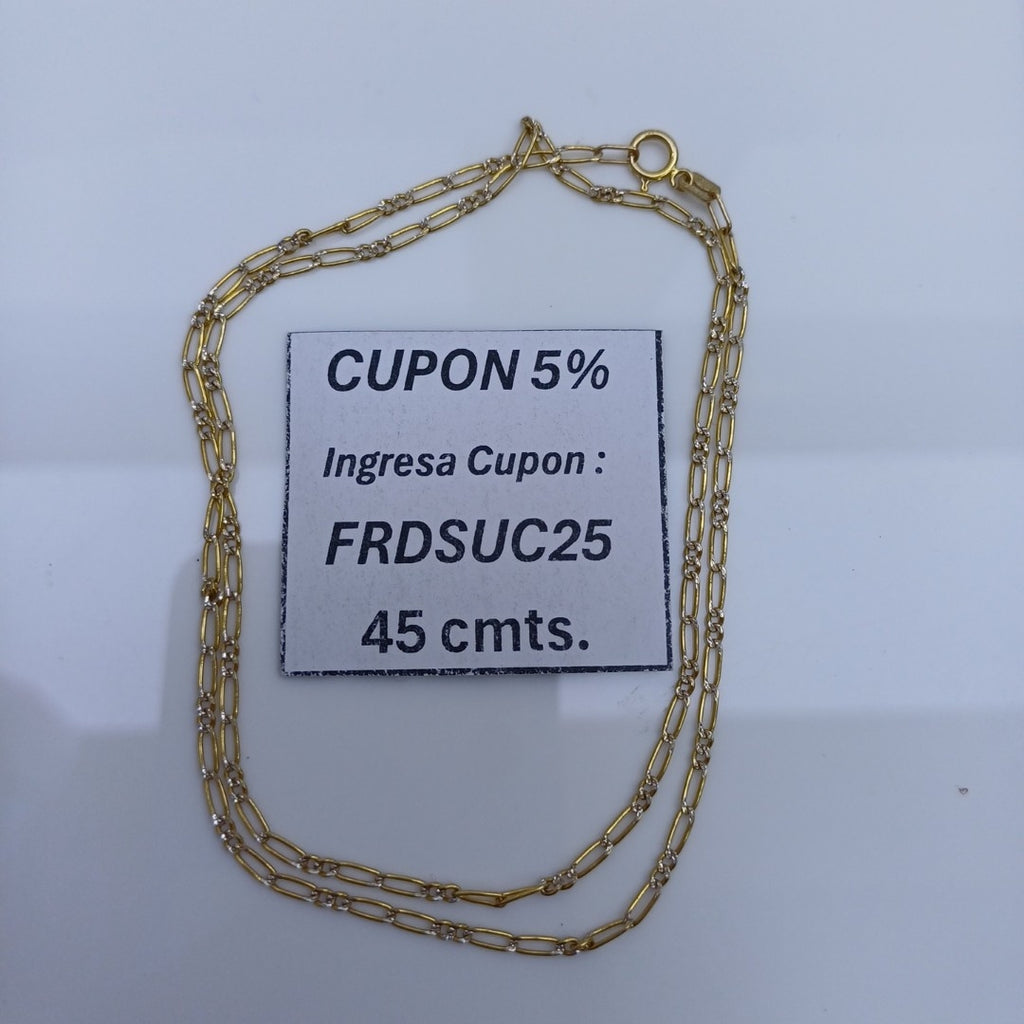 CADENA ORO 14 K 3 GRMS (SEMINUEVO)