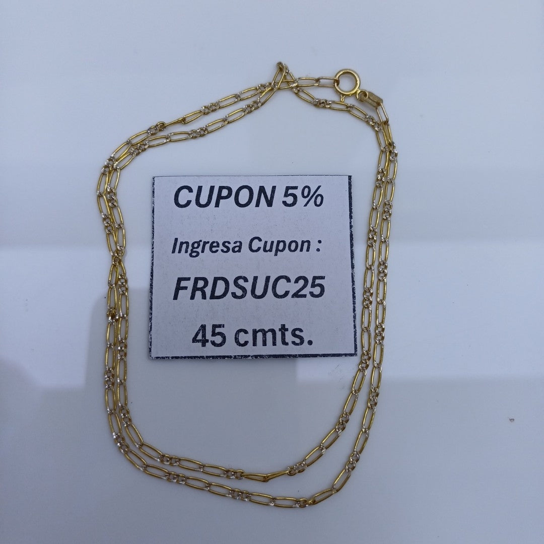 CADENA ORO 14 K 3 GRMS (SEMINUEVO)