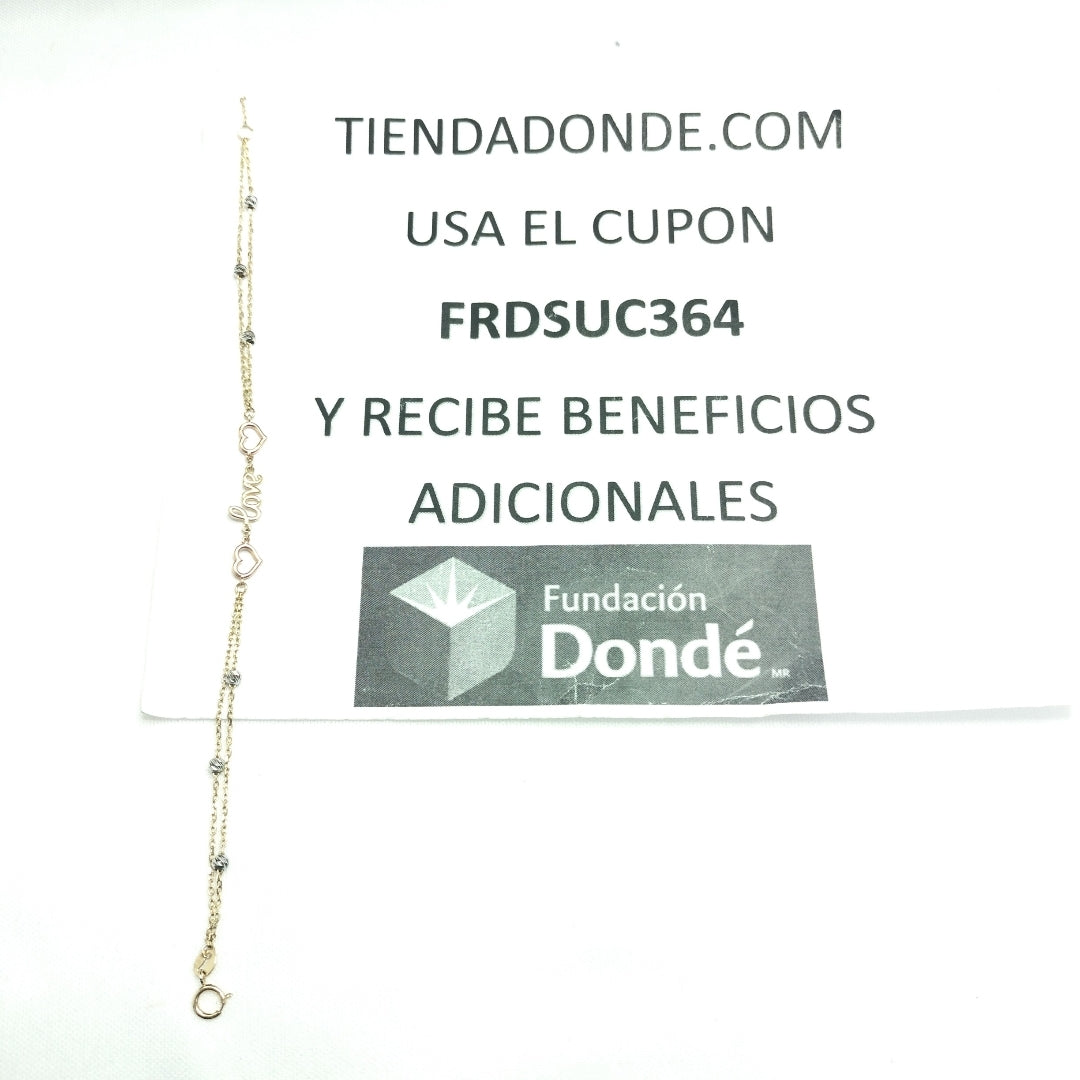 PULSERAS DAMA ORO 14K 1.5 (NUEVO)