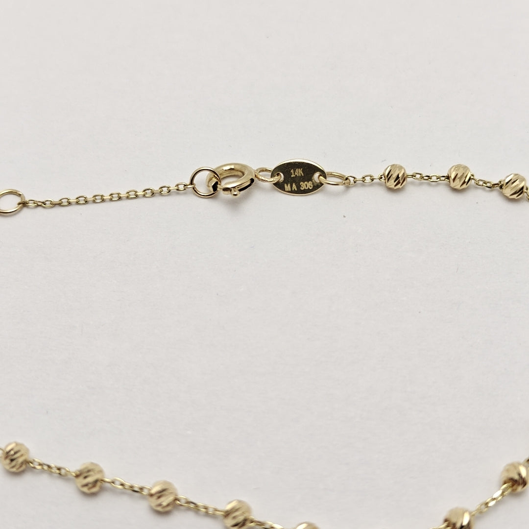PULSERAS DAMA ORO 14K 1.2 (NUEVO)