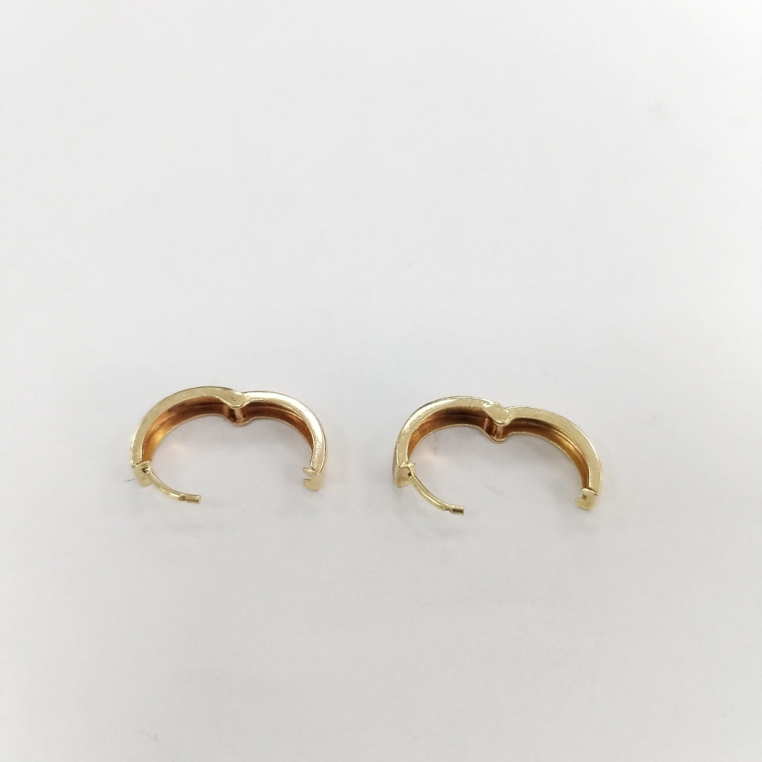 ARRACADAS PAR ORO 14 K 1.2 GRMS (SEMINUEVO)
