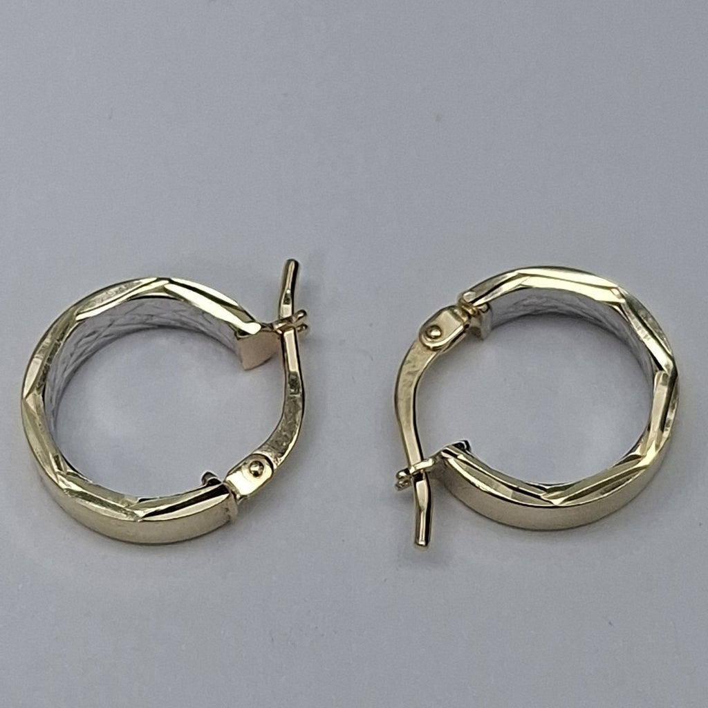 ARRACADAS ORO 14K 1.5 (NUEVO)