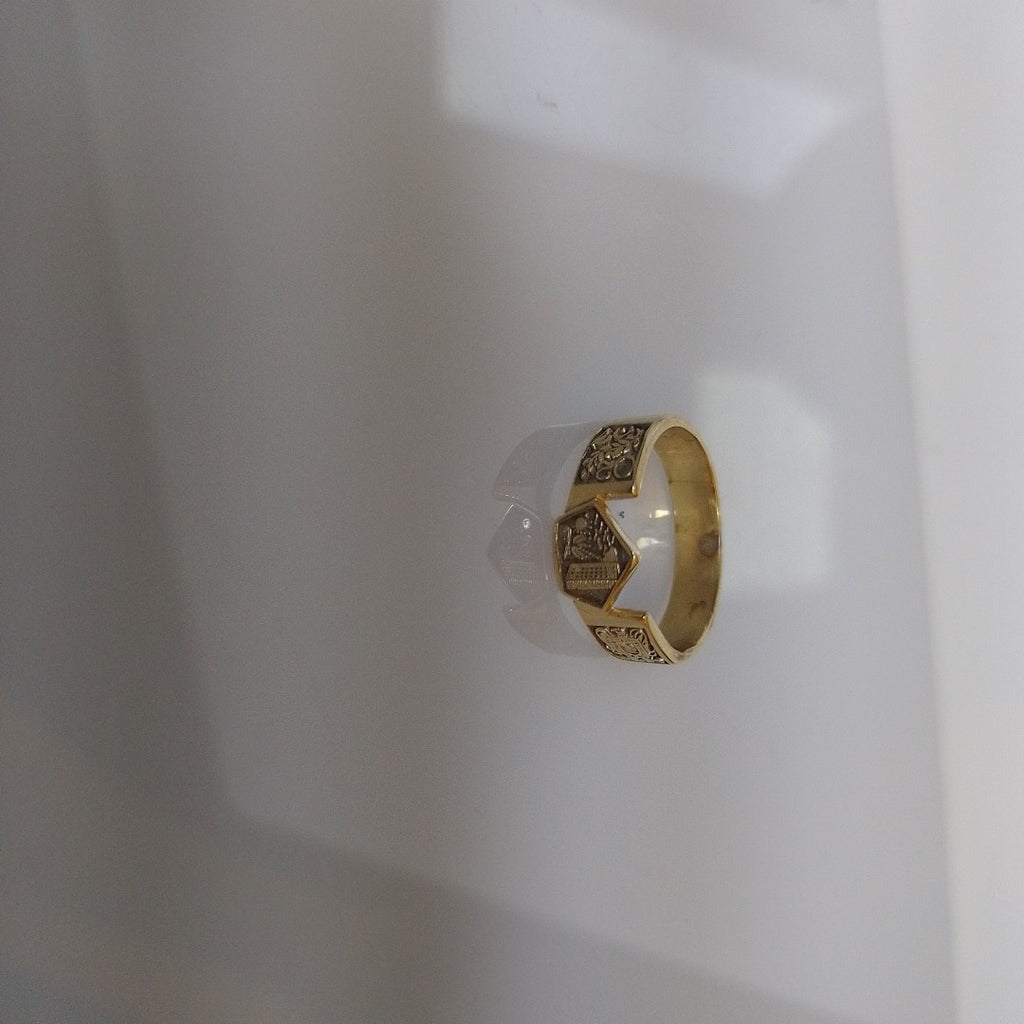 ANILLO DE GRADUACIÓN ORO 14 K 4.5 GRMS (SEMINUEVO)