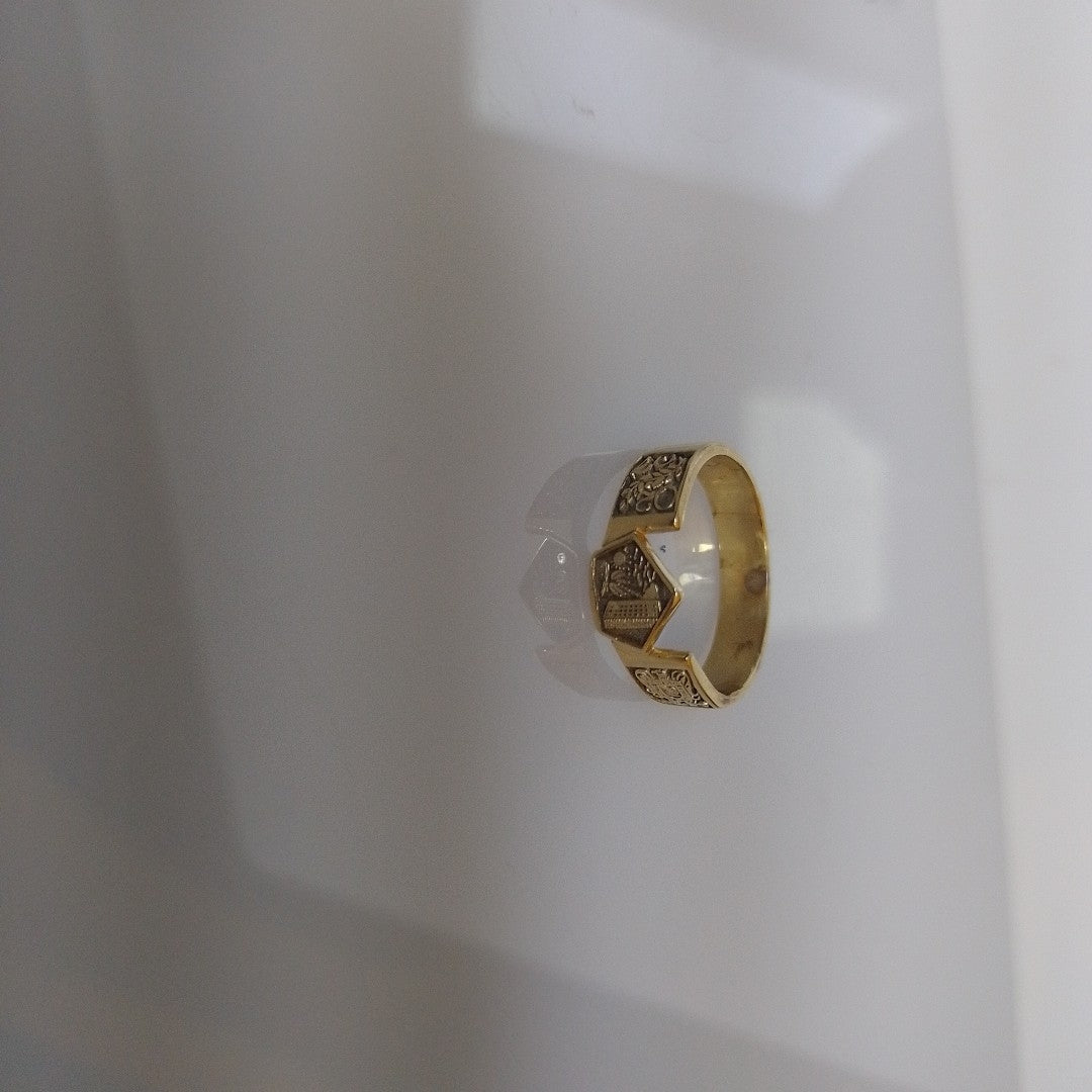 ANILLO DE GRADUACIÓN ORO 14 K 4.5 GRMS (SEMINUEVO)