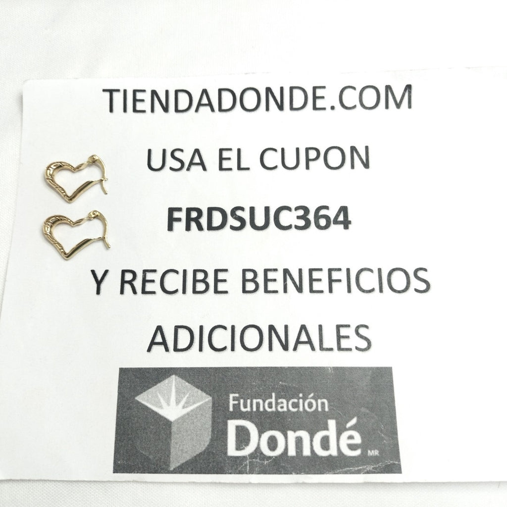 ARRACADAS ORO 14K 1.9 (NUEVO)